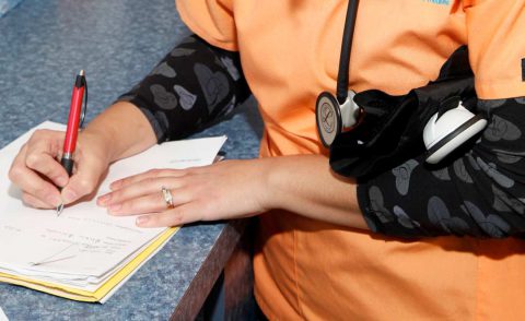 Medical insurance paperwork and billing